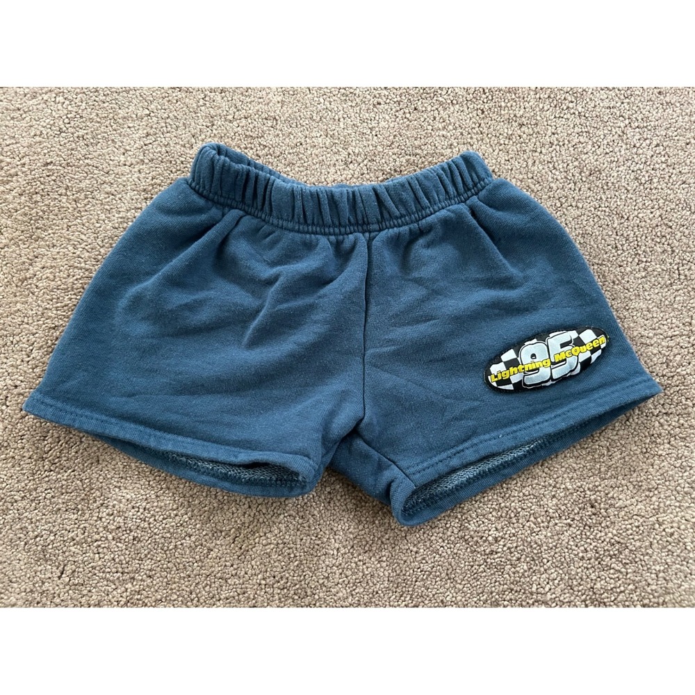 Zara Kids Disney Pixar Cars Lightning McQueen Shorts Blue Size 4 Years